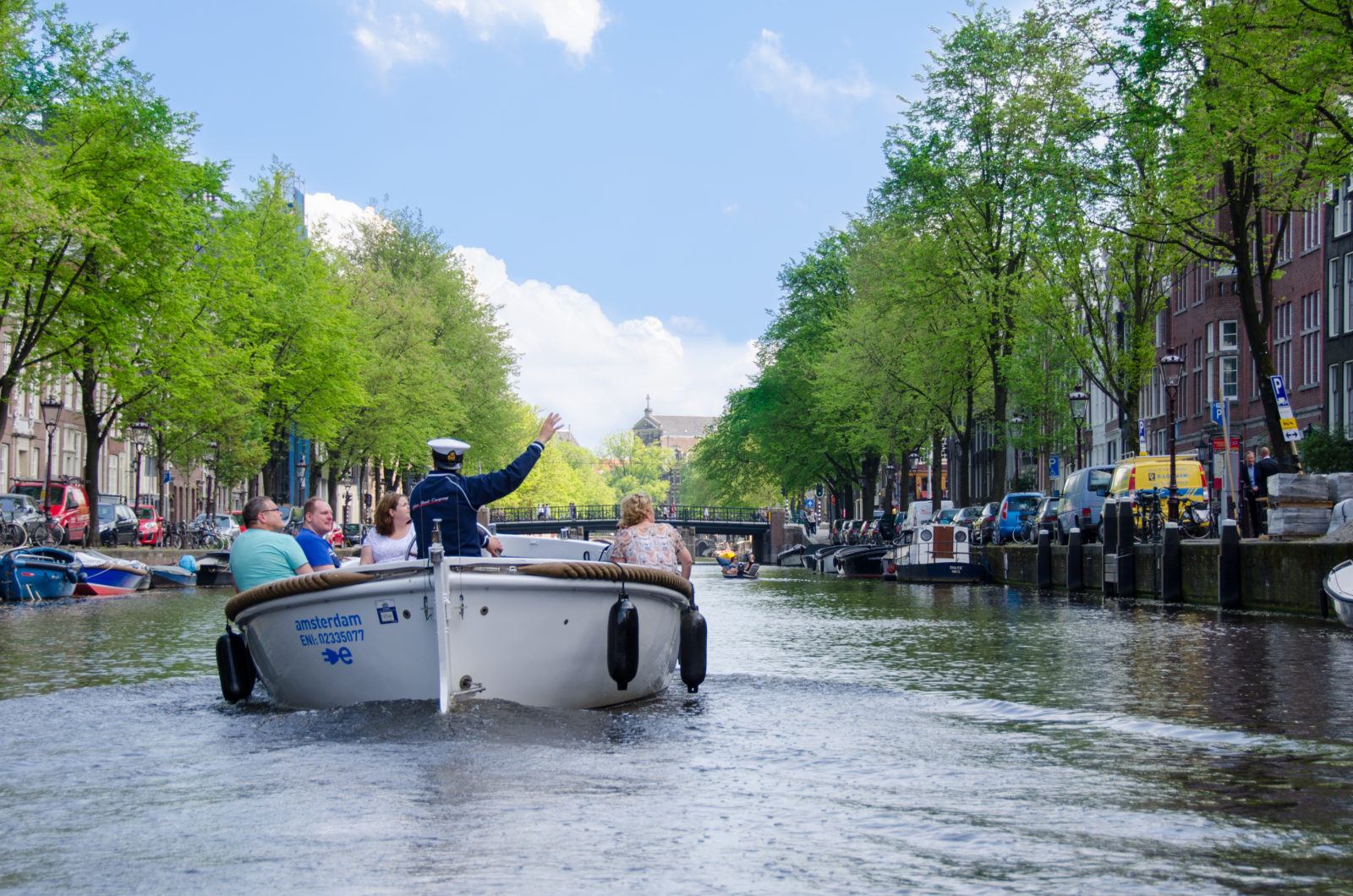 Small open boat | Popular way to see Amsterdam during summertime!